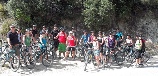 Auch beim Biken findet Ihr mich