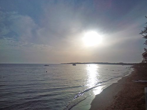 Sonnenuntergang von der Mango-Bar aus