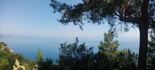 Ausblick vom Chlomos