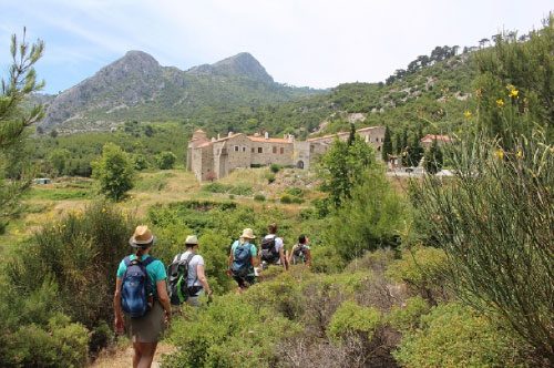 Wanderung zum Kloster Moní Vrontá