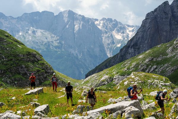 Die Alpen im Frühjahr