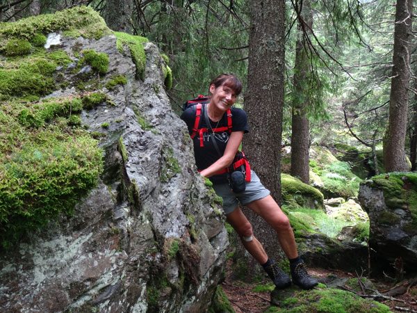 Neben den Balea Wasserfällen