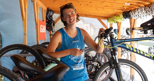 In Deiner MTB-Station wartest und pflegst Du regelmäßig Deine Bikes.