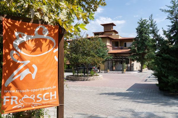 Der Sportclub auf Korfu ist genau wie hier der Sportclub in Kriopigi exklusiv für Singles reserviert.