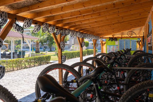 Kostenloser Bikeverleih im Sportclub.