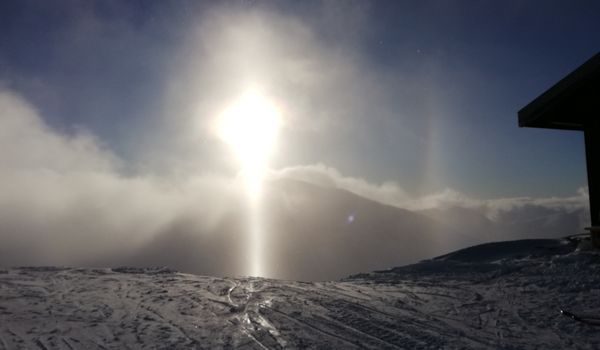 unten Nebel - oben schien die Sonne