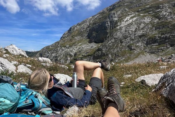 Erste Pause Valbona nach Cerem