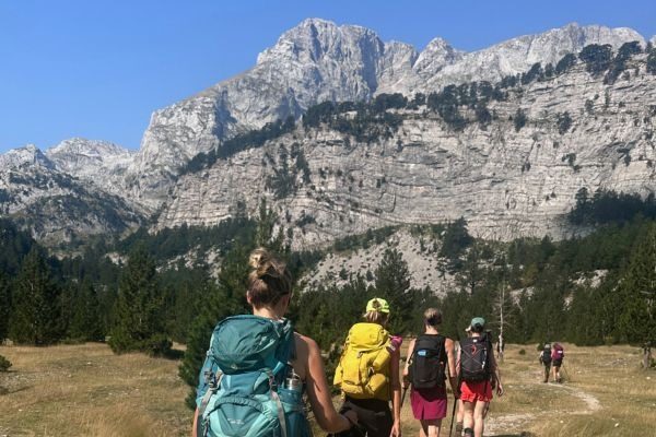 Zieleinlauf in Theth