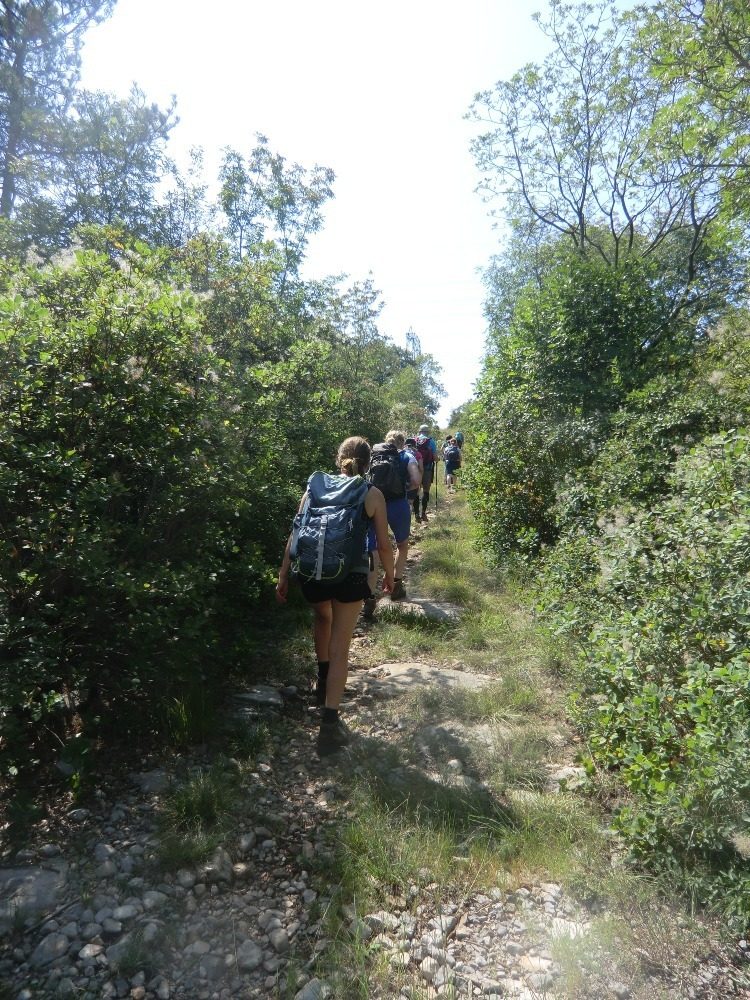 Wanderung durch abgelegene Wanderwege