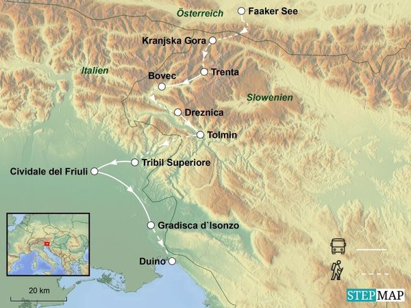 Alpe-Adria-Trail Slowenien