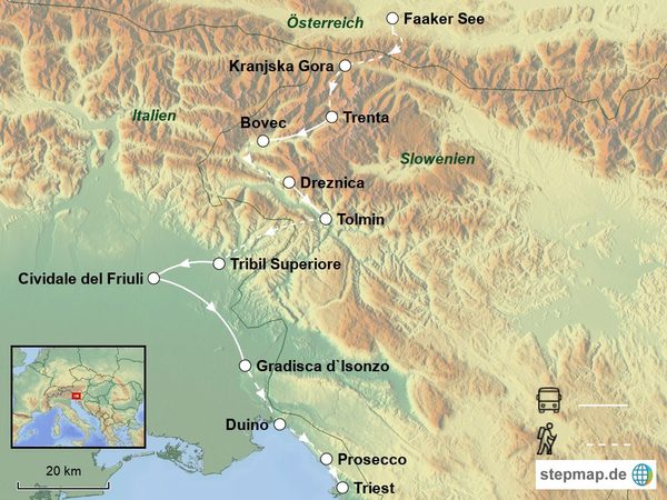 Alpe-Adria-Trail Slowenien