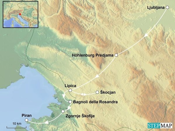 Von Ljubljana zur Adriaküste