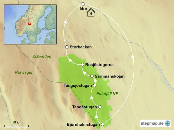 Schneeschuhwandern & -wandern in Idre