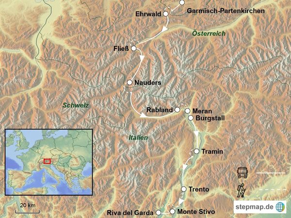 Trekking Transalp Zugspitze – Gardasee