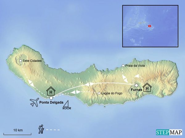 Single Wanderreise auf São Miguel Azoren