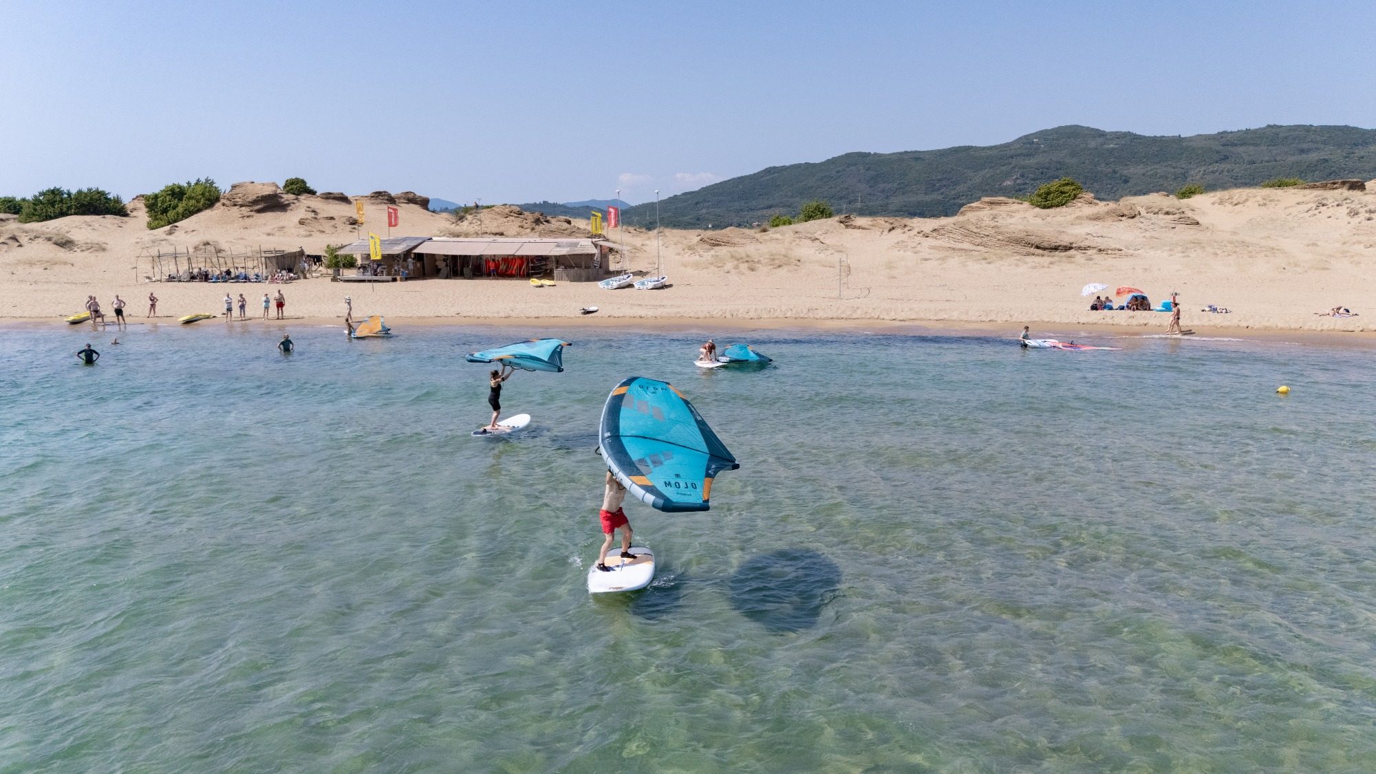 Surfen an der Wassersportstation