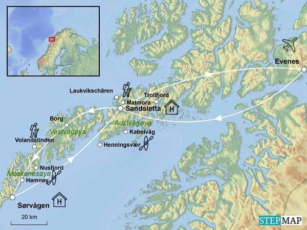 Norwegen Lofoten Aktivreise