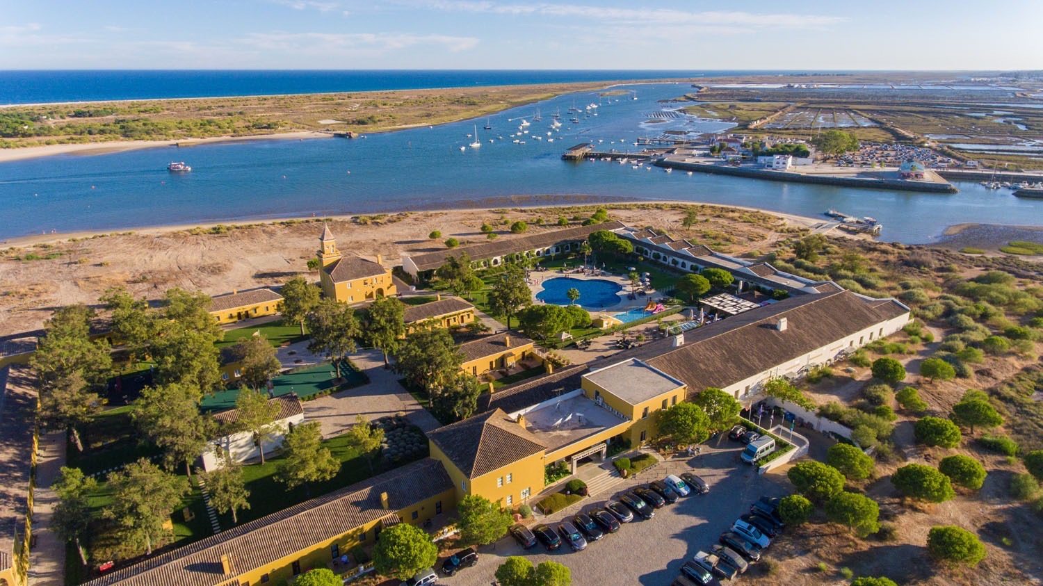 Luftaufnahme Hotel Vila Galé Albacora